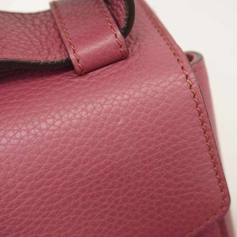 GUCCI Pink Leather GG Marmont Shoulder Bag - Picture 7 of 12